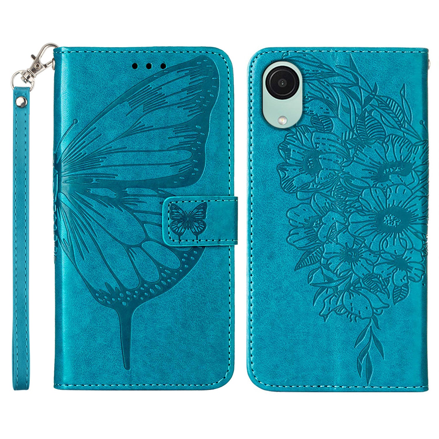 YB Imprinting Series-4 PU Leather Case for Samsung Galaxy A04 Core 4G Phone Cover Imprinted Shockproof Wallet Case YB Imprinting Series-4 PU Leather Case for Samsung Galaxy A04 Core 4G Phone Cover Imprinted Shockproof Wallet Case